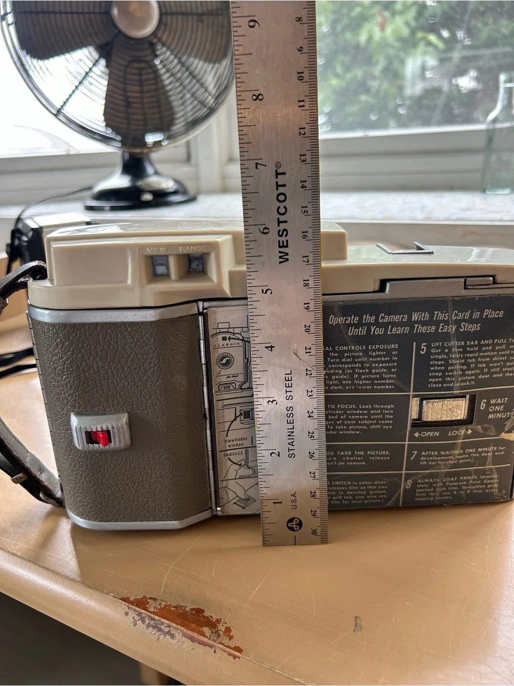 Polaroid Silver Gray Folding Land Camera